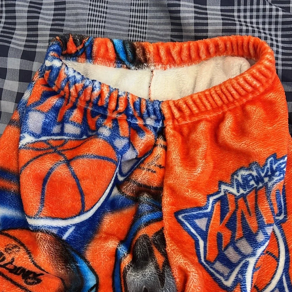 Boys NY KNICKS SZ 10-12 Penelope Wildberry super soft fleece pajama pants - Picture 7 of 9